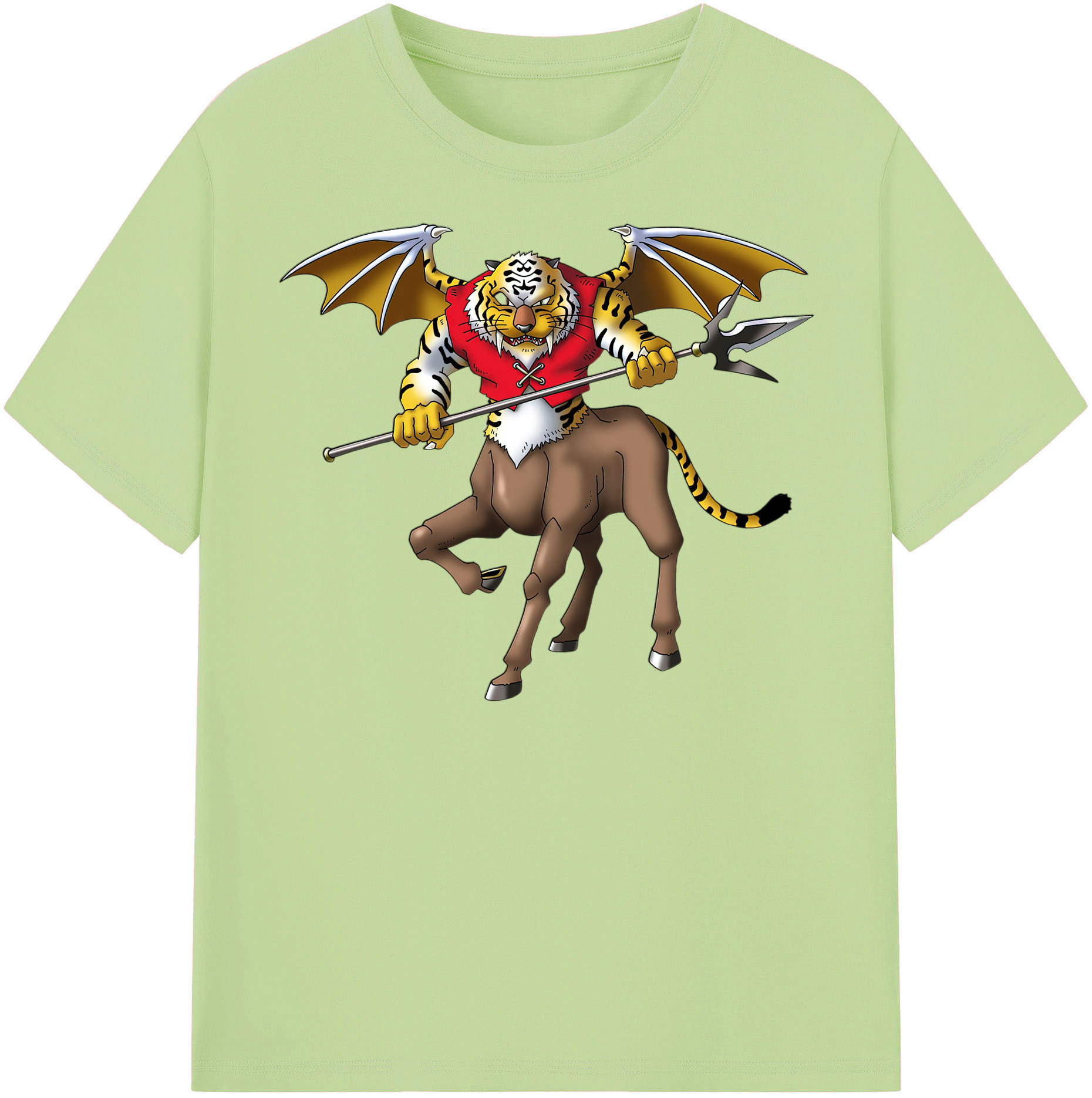 （画像用） ドラゴンクエスト Doragon Kuesuto Dragon Quest 綿100％半袖Tシャツ（フロントプリント）